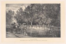 The Villa Torlonia, from the original painting by Joseph Castiglione in the collec..., 19th century. Creator: Anon