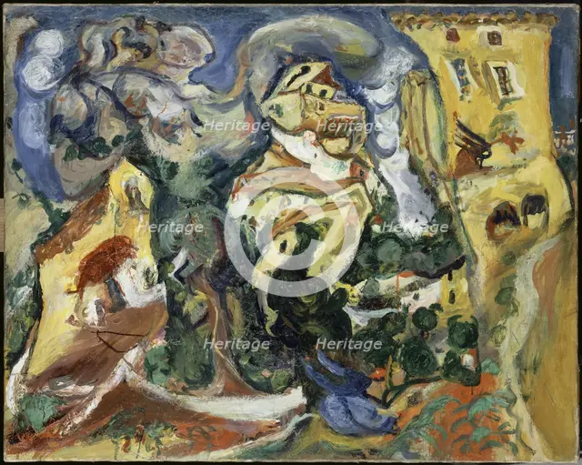 The Village, ca 1923. Artist: Soutine, Chaim (1893-1943)