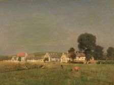 The Village Chaslepont, mid-late 19th century. Creator: Alfred De Knyff