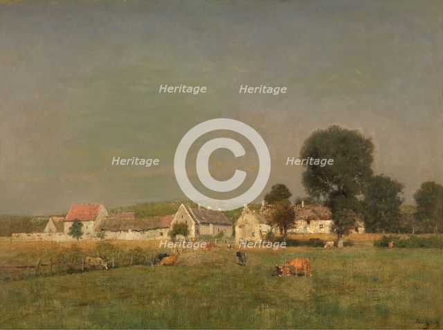 The Village Chaslepont, mid-late 19th century. Creator: Alfred De Knyff.
