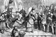 The Village Choir at Rehearsal, drawn by M. W. Ridley, 1871. Creator: Unknown