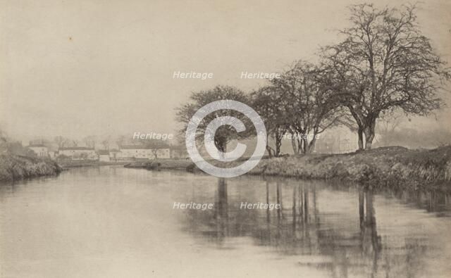 The Village by the River, 1890-1891, printed 1893. Creator: Dr Peter Henry Emerson.