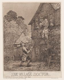 The Village Doctor, June 8, 1774., June 8, 1774. Creator: Thomas Rowlandson