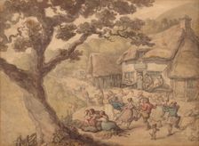 The Village Dance. Creator: Thomas Rowlandson (British, 1756-1827)