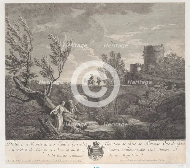 The Village Fountain, ca. 1750-1800. Creator: Pietro Antonio Martini.