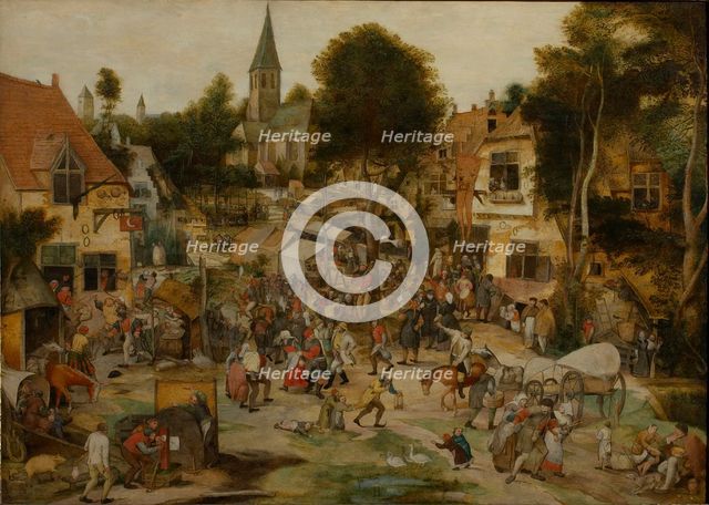 The Village Fair (Kermis), before 1565. Creator: Balten, Pieter (1525-1598).