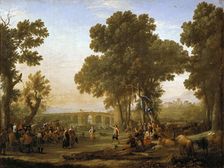 The Village Festival. Artist: Lorrain, Claude (1600-1682)