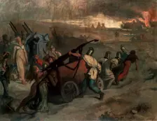 The Village Firemen 1857. Creator: Pierre Puvis de Chavannes
