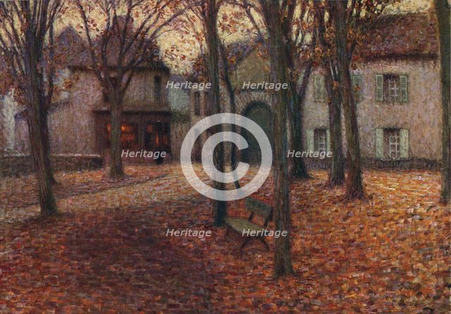 'The Village in Autumn', c1915. Artist: Henri Eugene Le Sidaner.