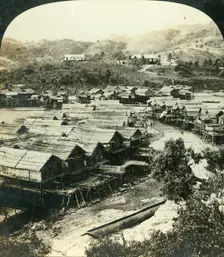 The Village of Ela-Varia, British New Guinea c1909. Creator: George Rose