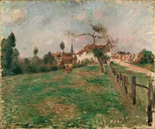 The Village of Eragny, 1885. Artist: Camille Pissarro
