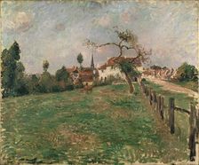The Village of Eragny, 1885. Artist: Camille Pissarro