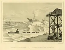 The Village of Kultuchnoe in Kamchatka., 1856. Creator: Ivan Dem'ianovich Bulychev
