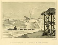 The Village of Kultuchnoe in Kamchatka., 1856. Creator: Ivan Dem'ianovich Bulychev