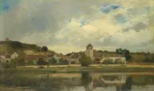 The Village of La Celle-sous-Moret. Creator: Eugène Antoine Samuel Lavieille