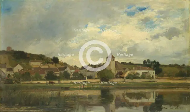The Village of La Celle-sous-Moret. Creator: Eugène Antoine Samuel Lavieille.
