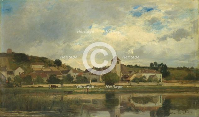 The Village of La Celle-sous-Moret. Creator: Eugène Antoine Samuel Lavieille.