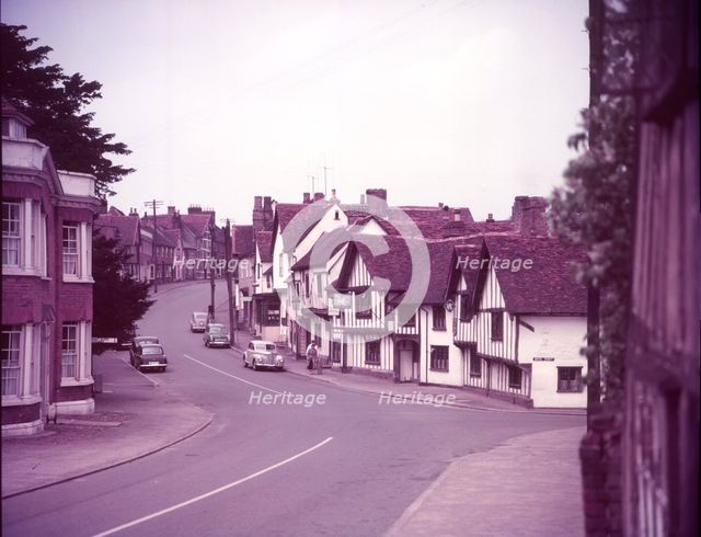 The village of Lavenham, Suffolk, c1955. Creator: Arthur Charles Kirby Ware.