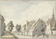 The village of Molenaarsgraaf in the Alblasserwaard, 1761-1828. Creator: Joseph Schmetterling