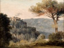 The village of Nemi late 18th/early 19th century. Artist: Pierre Henri de Valenciennes