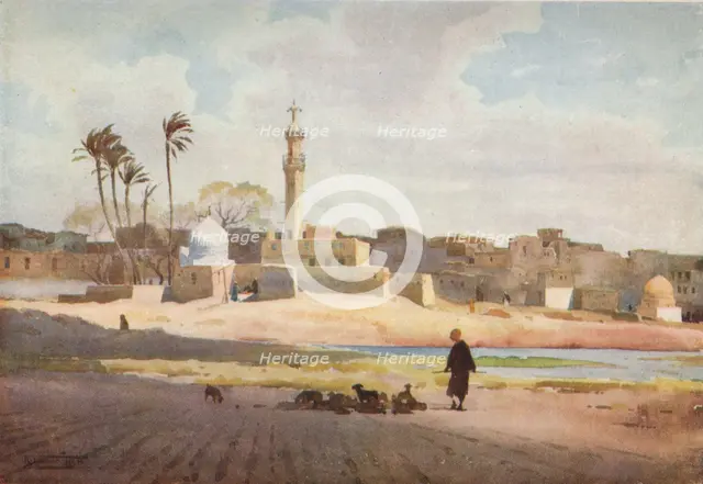 'The Village of Salamun', c1880, (1904). Artist: Robert George Talbot Kelly.