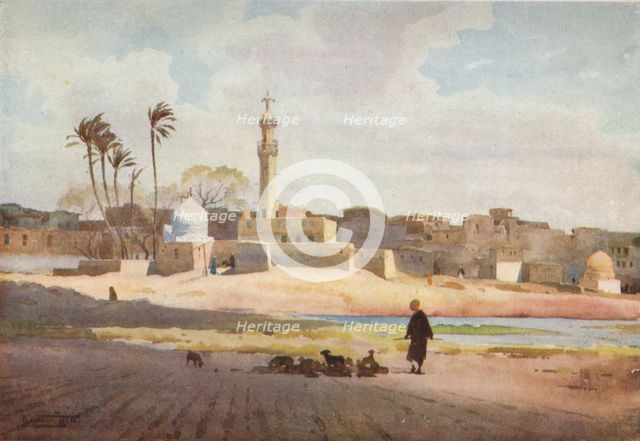'The Village of Salamun', c1880, (1904). Artist: Robert George Talbot Kelly.