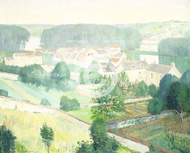 The Village of Sannois, 1910-1914. Creator: Gerrit van Blaaderen.