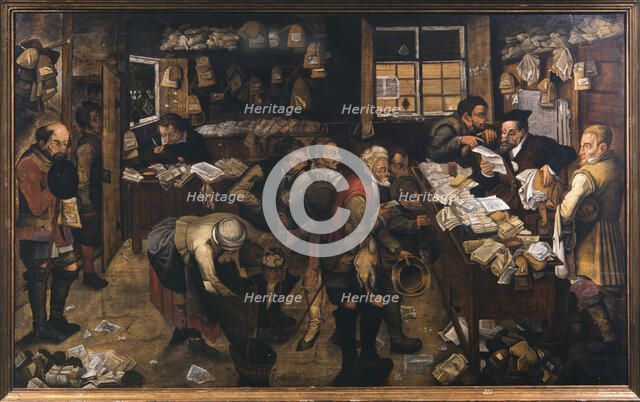 The Village Lawyer, 1621. Creator: Brueghel, Pieter, the Younger (1564-1638).