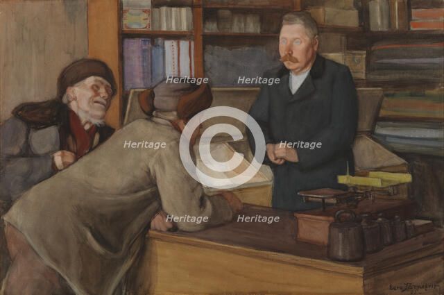The Village Shop, 1905. Creator: Eero Jarnefelt.