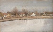 The Village Pond at Ring, Zealand, 1890. Creator: Laurits Andersen Ring