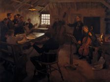 The Village Philharmonic, 1888. Creator: Stanhope A Forbes