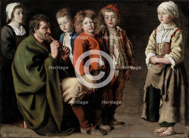 The Village Piper, 1642. Creator: Antoine Le Nain.