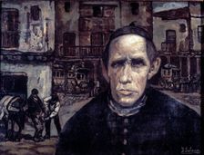 The village priest 1923. Creator: José Gutiérrez Solana