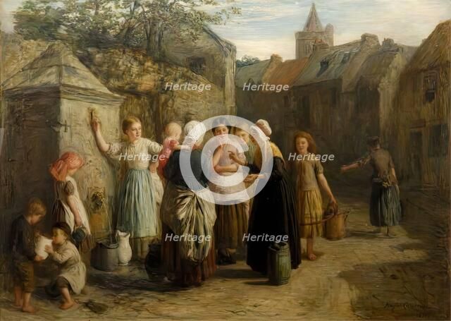 The Village Well, 1871. Creator: Hugh Cameron.