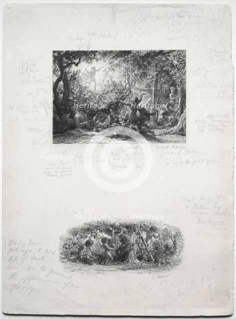 The Vine, 1852. Creator: Samuel Palmer (British, 1805-1881).