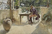 The Vine, 1884. Creator: Carl Larsson