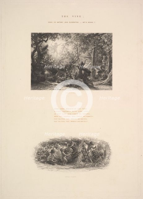 The Vine, or Plumpy Bacchus, 1880. Creator: Samuel Palmer.
