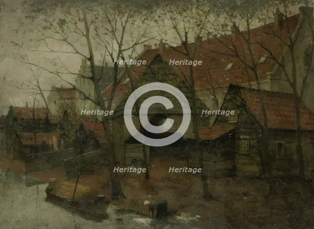 The Vinkenbuurt near Amsterdam, 1885-1900. Creator: Johann Eduard Karsen.