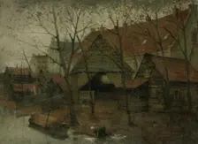 The Vinkenbuurt near Amsterdam, 1885-1900. Creator: Johann Eduard Karsen