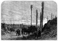 The Vintage in France: grape gatherers returning, 1873. Creator: William James Palmer