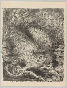 The Vintages!: Seven Owls and a Serpent, c. 1900. Creator: Henri de Groux (Belgian, 1867-1930)