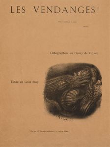 The Vintages!: Title Page, 1894. Creator: Henri de Groux (Belgian, 1867-1930)