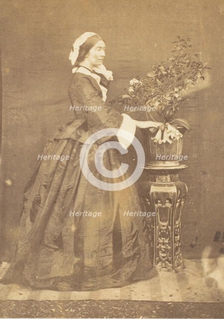 [The Viscountess Canning, Barrackpore], 1858. Creator: John Constantine Stanley.