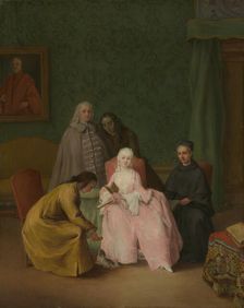 The Visit, 1746. Creator: Pietro Longhi