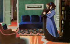 The Visit, 1899. Creator: Vallotton, Felix Edouard (1865-1925)