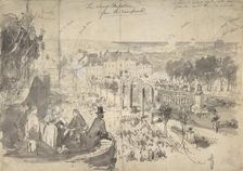 The Visit of Napoléon III to Boulogne-sur-Mer, 19th century. Creator: Constantin Guys
