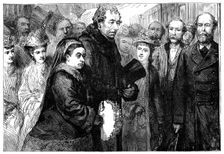 The visit of Queen Victoria (1819-1901) to Hughenden Manor, High Wycombe, 1877