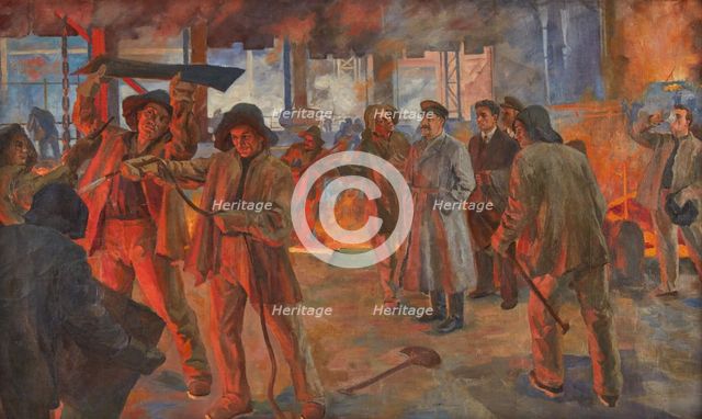 The Visit of Sergo Ordzhonikidze, 1937.
