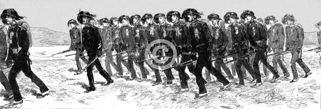 ''The Visit of the German Emperor to Rome; the Grand Review of the Italian Troops at Centocelli, the Creator: Unknown.