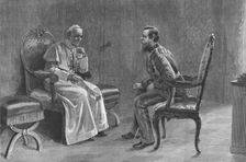 'The Visit of the German Emperor, Frederick to Rome 1883; from a picture presented to the German Em Creator: Unknown